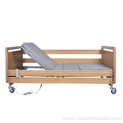 nursing bed with two crank hosptial bed